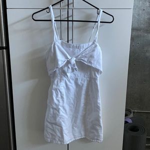 A&f white sundress